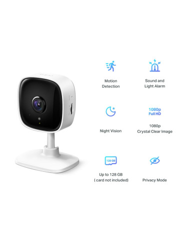 TP-Link Tapo C100 Kuutio IP-turvakamera Sisätila 1920 x 1080 pikseliä TP-Link Tapo C100 Kuutio IP-turvakamera Sisätila 1920 x 1080 pikseliä