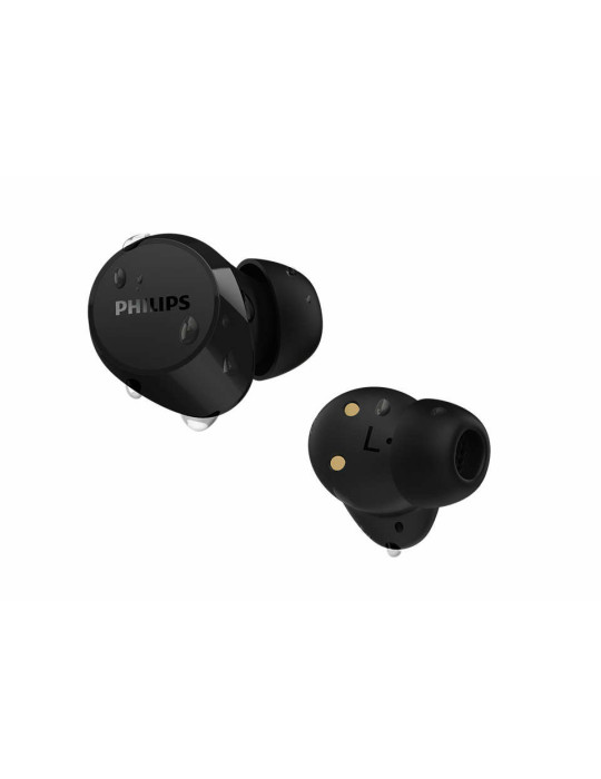 Philips TAT1209BK 00 hörlur och headset True Wireless Stereo (TWS) I öra Samtal musik Bluetooth Svart