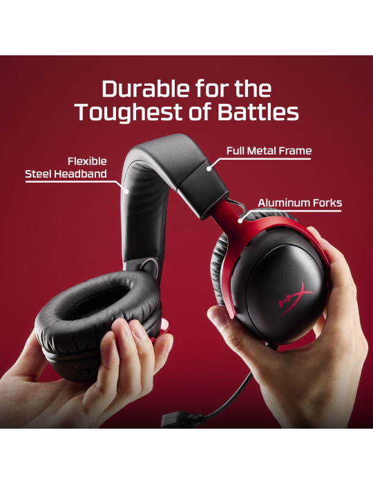 HyperX Cloud III S Wireless – langattomat pelikuulokkeet (musta)
