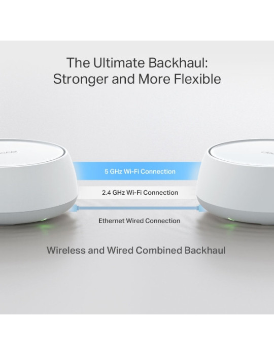 TP-Link DECO BE22(1-PACK) mesh wi-fi system Dual-band (2.4 GHz   5 GHz) Wi-Fi 7 (802.11be) White 2 Internal