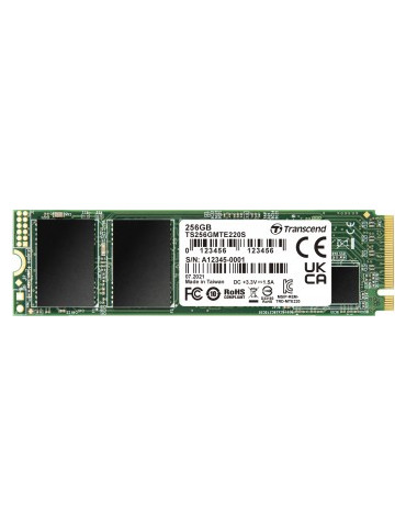 TRANSCEND 256 GB M.2 2280,...