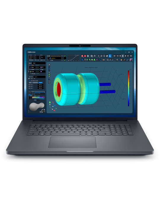 DELL Pro Max 18 Plus MB18250 Intel Core Ultra 9 285HX Mobiilityöasema 45,7 cm (18") Quad HD+ 64 GB DDR5-SDRAM 1 TB SSD NVIDIA