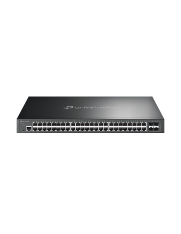 TP-Link Omada SG3452X verkkokytkin Hallittu L2+ Gigabit Ethernet (10 100 1000) 1U musta TP-Link Omada SG3452X verkkokytkin Hallittu L2+ Gigabit Ethernet (10 100 1000) 1U musta