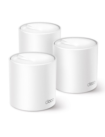 TP-Link Deco X50 (3-pack) Kaksitaajuus (2,4 GHz 5 GHz) Wi-Fi 6 (802.11ax) Valkoinen Sisäinen TP-Link Deco X50 (3-pack) Kaksitaajuus (2,4 GHz 5 GHz) Wi-Fi 6 (802.11ax) Valkoinen Sisäinen