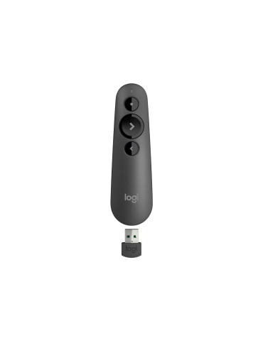 Logitech 910-005843 wireless presenter Bluetooth RF Graphite