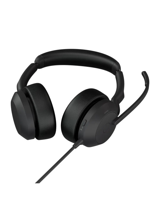 Jabra Evolve2 50 Headset Wired Head-band Office Call center USB Type-C   USB Type-A Bluetooth Black