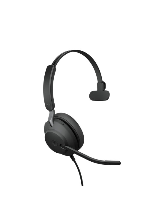 Jabra Evolve2 40 SE Headset Wired Head-band Calls Music USB Type-C   USB Type-A Black