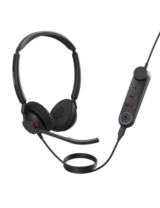 Jabra 5099-299-2159 Headset Kabel Huvudband Kontor callcenter USB Type-C Svart