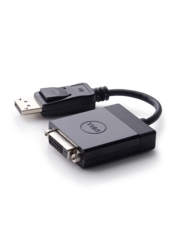 DELL 470-ABEO videokabeladapter DisplayPort DVI Svart