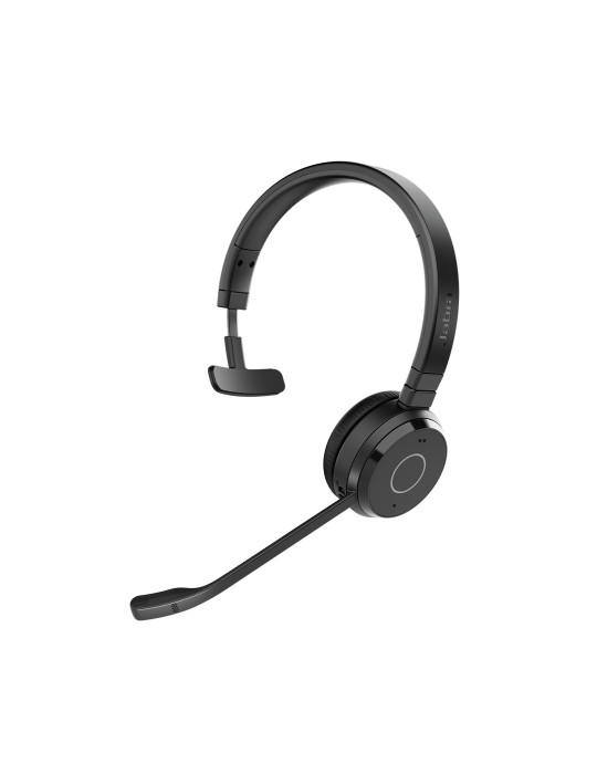 Jabra Evolve 65 TE Headset Kabel & Trådlös Huvudband Kontor callcenter USB Type-A Bluetooth Svart
