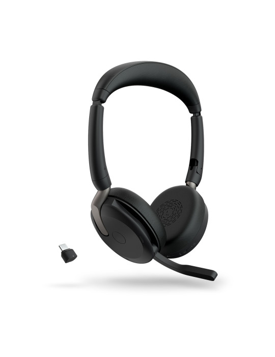 Jabra Evolve2 65 Flex Kuulokkeet Langallinen & langaton Pääpanta Toimisto puhelukeskus Bluetooth musta