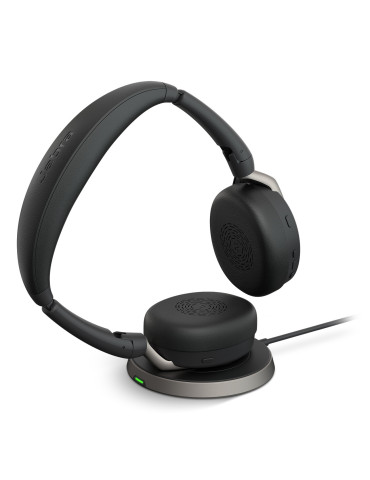 Jabra Evolve2 65 Flex Headset Wired & Wireless Head-band Office Call center Bluetooth Black