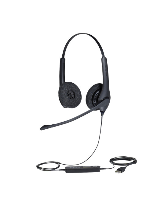 Jabra Biz 1500 Kuulokkeet Langallinen Pääpanta Toimisto puhelukeskus USB A-tyyppi Bluetooth musta