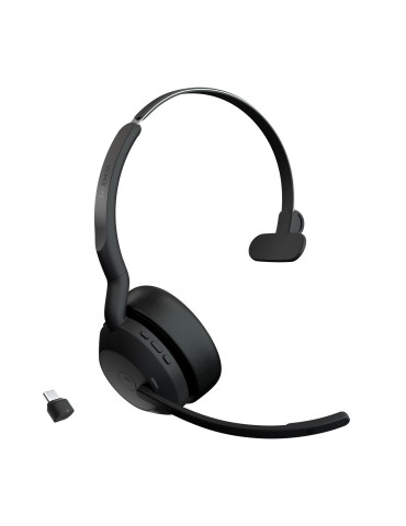 Jabra Evolve2 55 Headset Wireless Head-band Office Call center Bluetooth Black