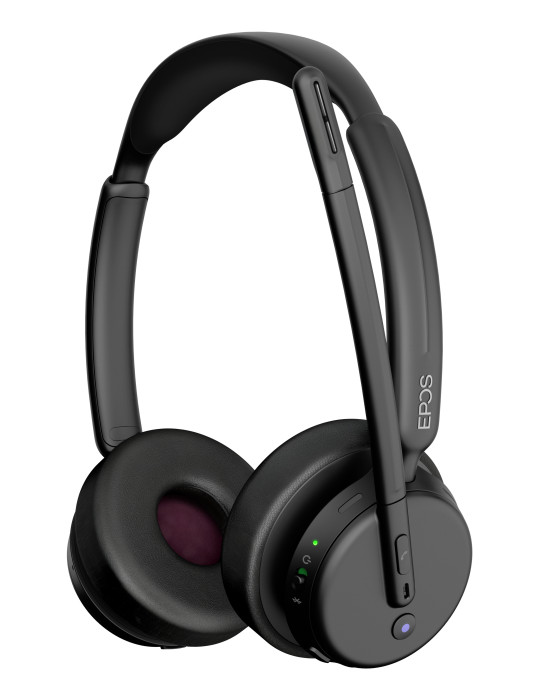 EPOS 1001490 kuulokkeet ja kuulokemikrofoni Langallinen & langaton Pääpanta Toimisto puhelukeskus USB Type-C Bluetooth musta