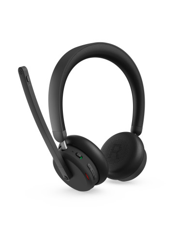 Lenovo 6550 Headset Trådlös Huvudband Kontor callcenter USB Type-C Bluetooth Svart