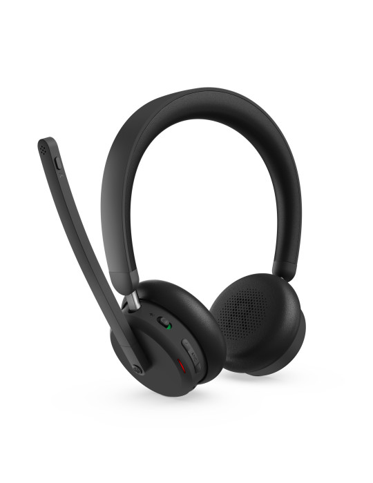 Lenovo 6550 Headset Trådlös Huvudband Kontor callcenter USB Type-C Bluetooth Svart