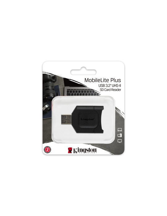 Kingston Technology MobileLite Plus card reader USB 3.2 Gen 1 (3.1 Gen 1) Type-A Black