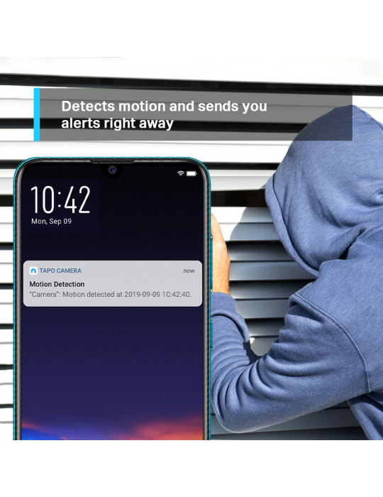 TP-Link Tapo C200 Sfärisk IP-säkerhetskamera inomhus 1920 x 1080 pixlar Tak