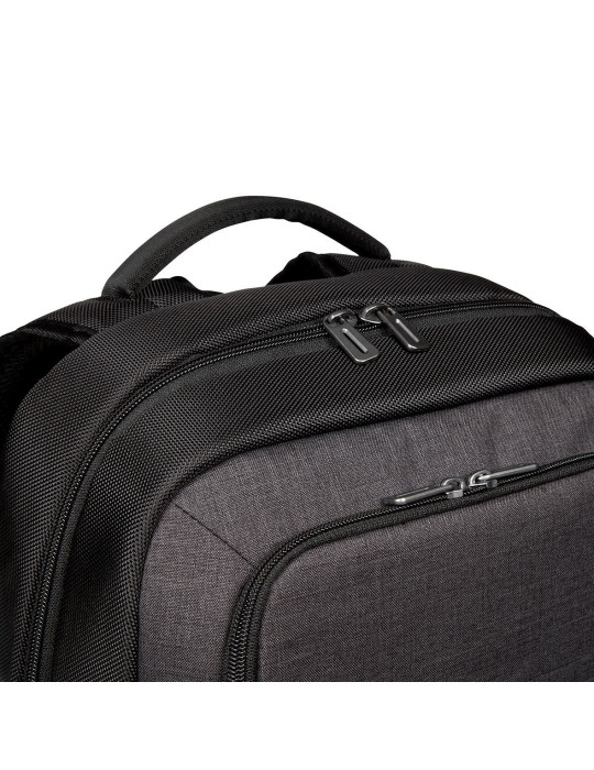 Targus TSB911EU väskor bärbara datorer 39,6 cm (15.6") Ryggsäcksfodral Svart, Grå