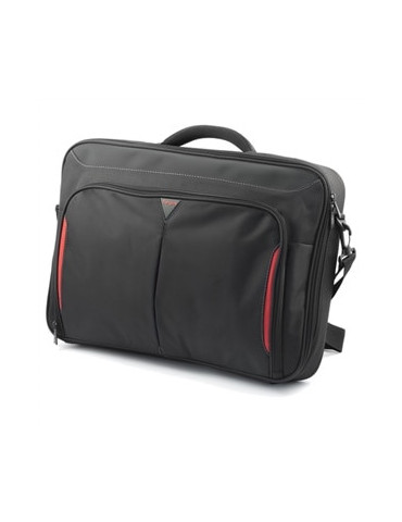 DELL Classic+ 45,7 cm (18") Portfölj Svart, Röd