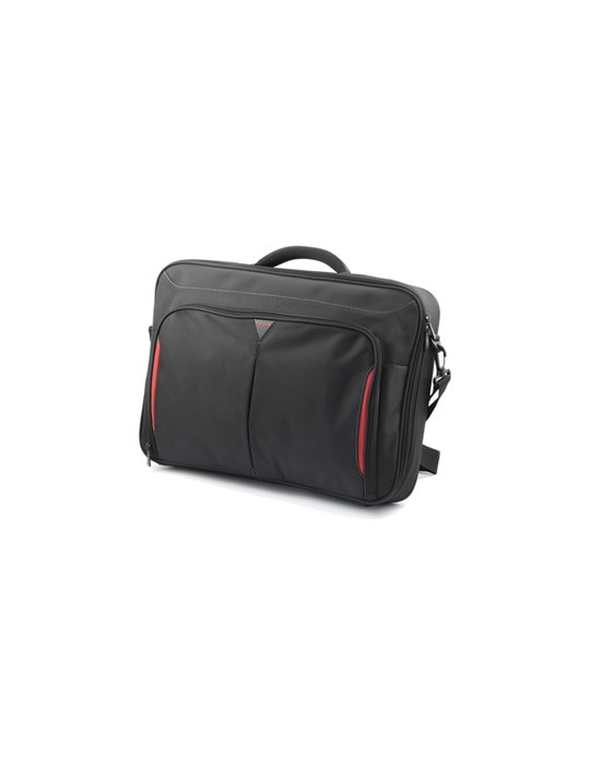 DELL Classic+ 45,7 cm (18") Portfölj Svart, Röd