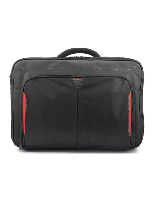 DELL Classic+ 45,7 cm (18") Portfölj Svart, Röd