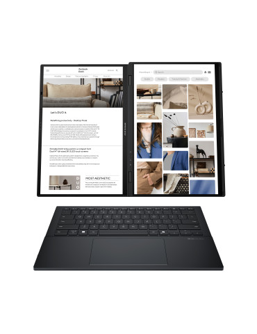 ASUS Zenbook Duo UX8406CA-PZ068X Intel Core Ultra 9 285H Hybrid (2-in-1) 14" Touchscreen 3K 32 GB LPDDR5x-SDRAM 2 TB SSD Wi-Fi