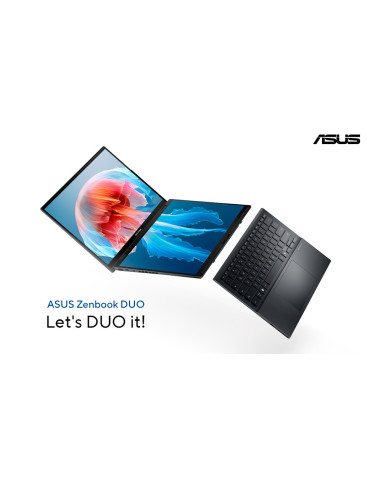 ASUS Zenbook Duo UX8406CA-PZ068X Intel Core Ultra 9 285H Hybrid (2-in-1) 14" Touchscreen 3K 32 GB LPDDR5x-SDRAM 2 TB SSD Wi-Fi