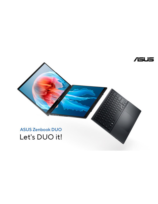 ASUS Zenbook Duo UX8406CA-PZ068X Intel Core Ultra 9 285H Hybrid (2-in-1) 14" Touchscreen 3K 32 GB LPDDR5x-SDRAM 2 TB SSD Wi-Fi