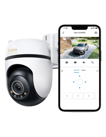 TP-Link TAPO C530WS turvakamera Kääntyvä alusta IP-turvakamera Ulkona 2880 x 1620 pikseliä Seinä