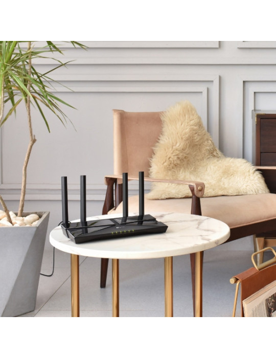 TP-Link Archer AX23 langaton reititin Gigabitti Ethernet Kaksitaajuus (2,4 GHz 5 GHz) musta