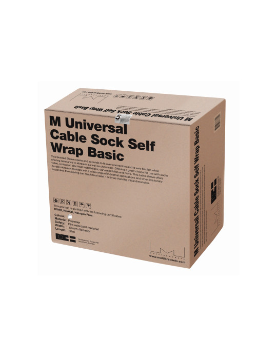 Multibrackets 8809 kaapelinjärjestäjä Lattia Kaapelisukka Valkoinen 1 kpl