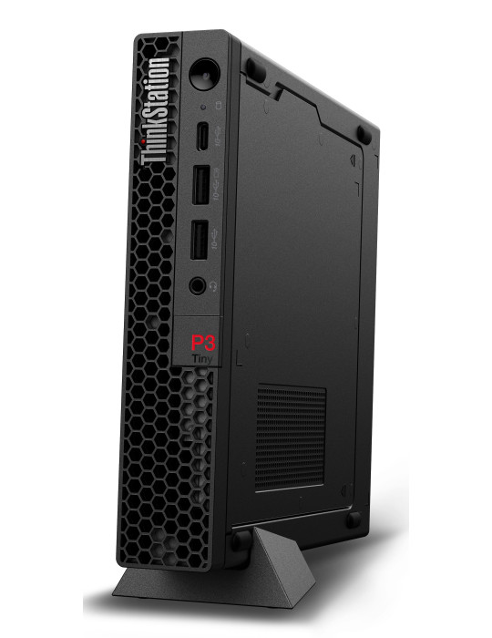 Lenovo ThinkStation P3 Tiny Intel® Core™ i7 i7-14700T 32 GB DDR5-SDRAM 1 TB SSD NVIDIA T1000 Windows 11 Pro Mini PC musta