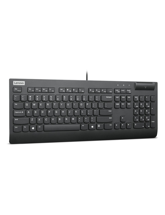 Lenovo Smartcard Wired II keyboard Home Office USB Finnish, Swedish Black