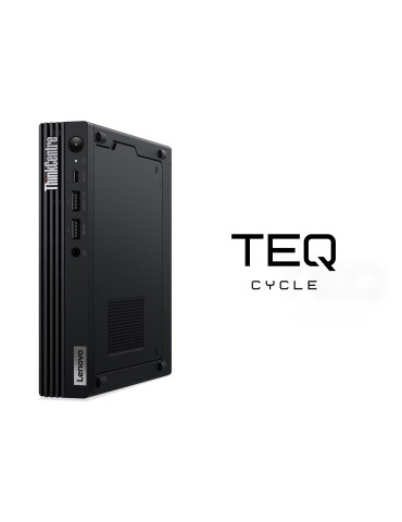 Teqcycle Lenovo ThinkCentre M80q Intel® Core™ i5 i5-10500 16 GB DDR4-SDRAM 256 GB SSD Windows 11 Pro Mini PC musta