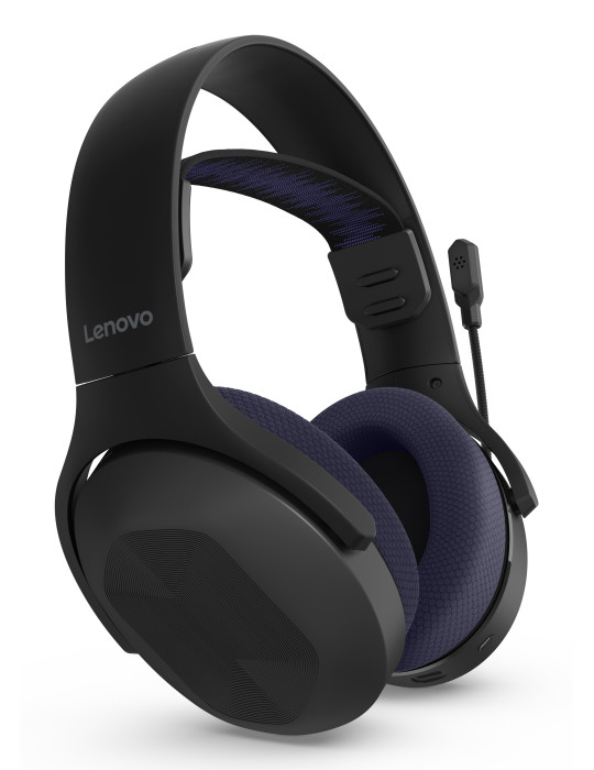 Lenovo Legion H410 Headphones Wireless Head-band Gaming USB Type-C Bluetooth Black, Purple