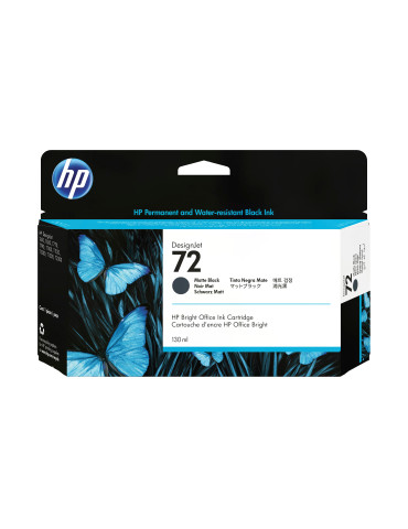 HP 72, Designjet-mustekasetti, mattamusta, 130 ml