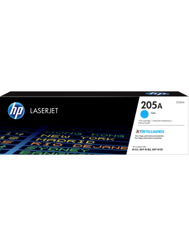 LaserJet 205A cyan toner