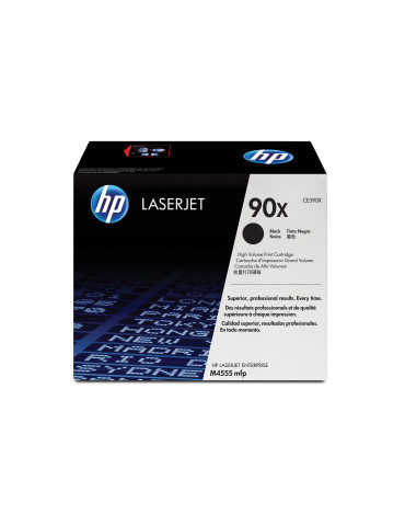 HP 90X, alkuperäinen riittoisa musta LaserJet-värikasetti