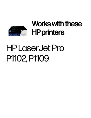 HP 85A svart LaserJet-tonerkassett, original, 2-pack