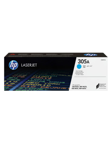 HP 305A, alkuperäinen syaani LaserJet-värikasetti