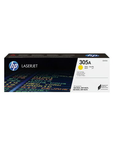 HP 305A gul LaserJet-tonerkassett, original