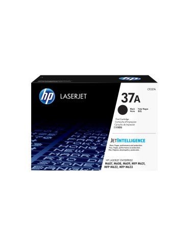 HP 37A svart original LaserJet-tonerkassett