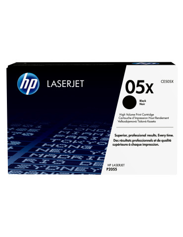 HP 05X -väriainekasetti, riittoisa, musta, alkuperäinen, LaserJet