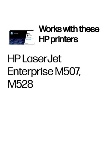 HP 89A svart original LaserJet-tonerkassett
