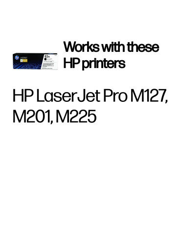 HP 83A, alkuperäinen musta LaserJet-värikasetti
