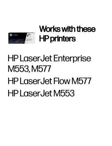 HP 508X svart original LaserJet tonerkassett med hög kapacitet