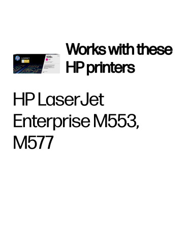 HP 508A, alkuperäinen magenta LaserJet-värikasetti