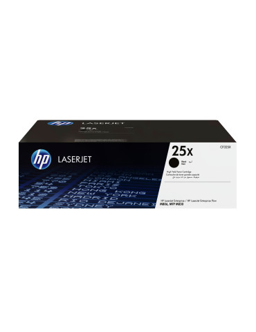 HP 25X High Yield Black Original LaserJet Toner Cartridge